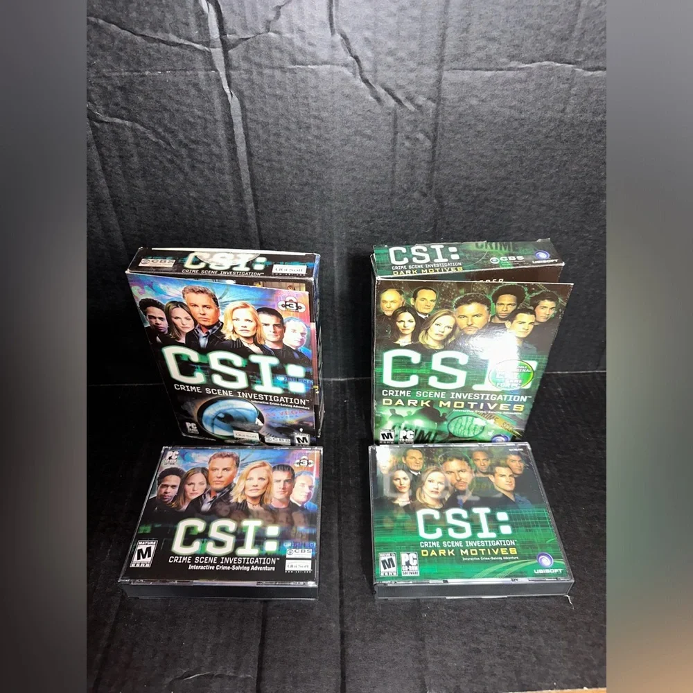 CSI crime scene investigation and CSI crime scene investigation dark PC game